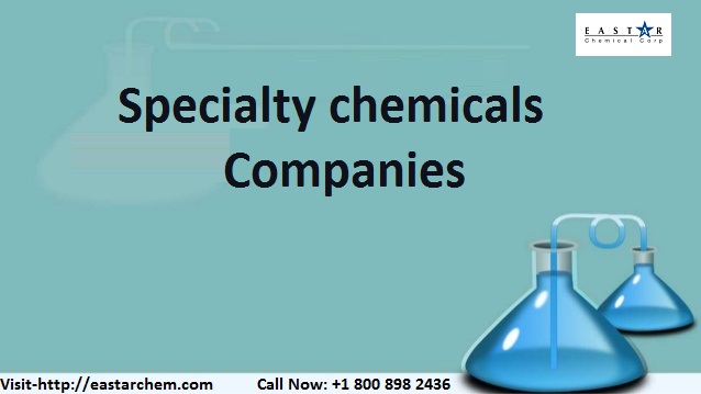 Specialty chemicals companies 